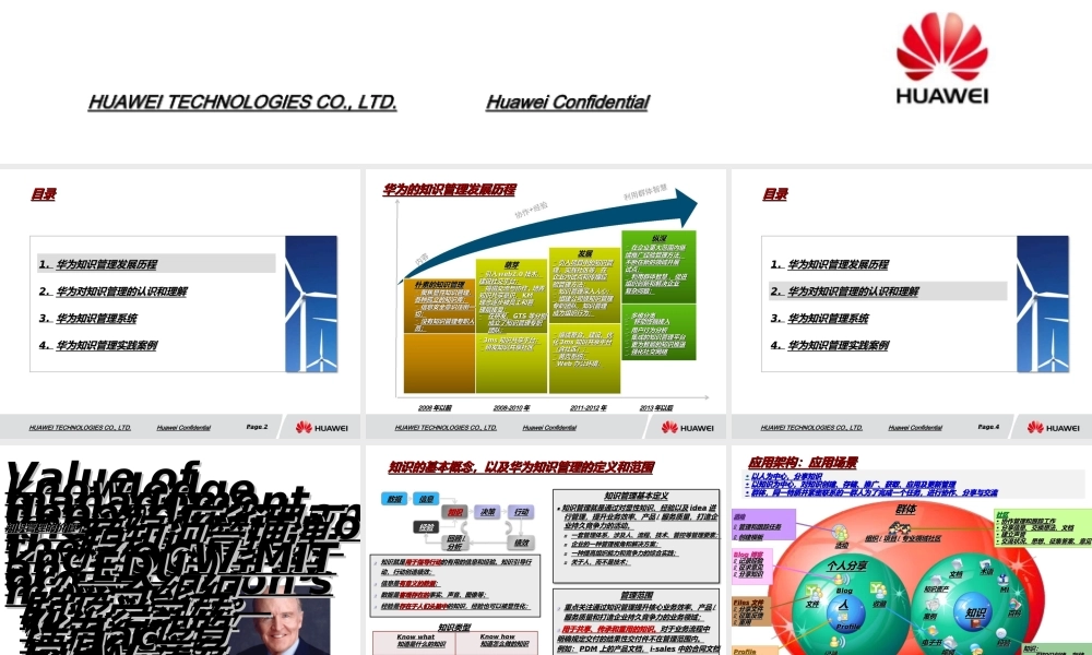【方法】华为的知识管理.ppt