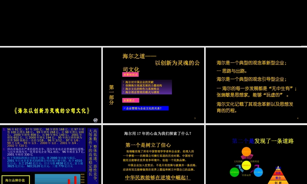 海尔之道——以创新为灵魂的公司文化 (3).ppt