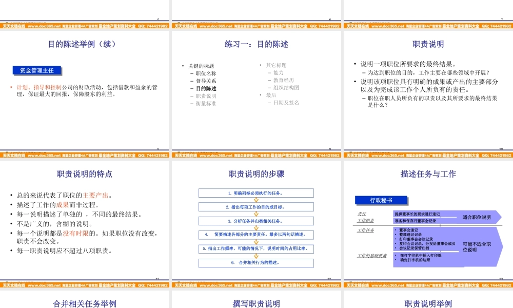 泛华-中国青年报项目—中国青年报职位描述培训.ppt