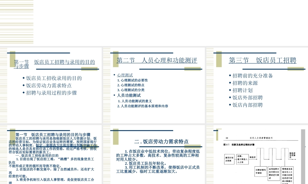饭店员工的招聘与录用.ppt