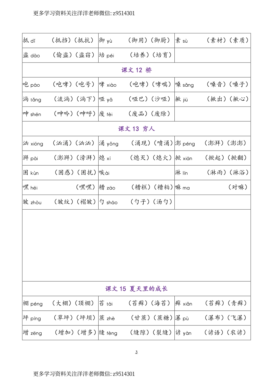 六年级上册 写字表.pdf_第3页
