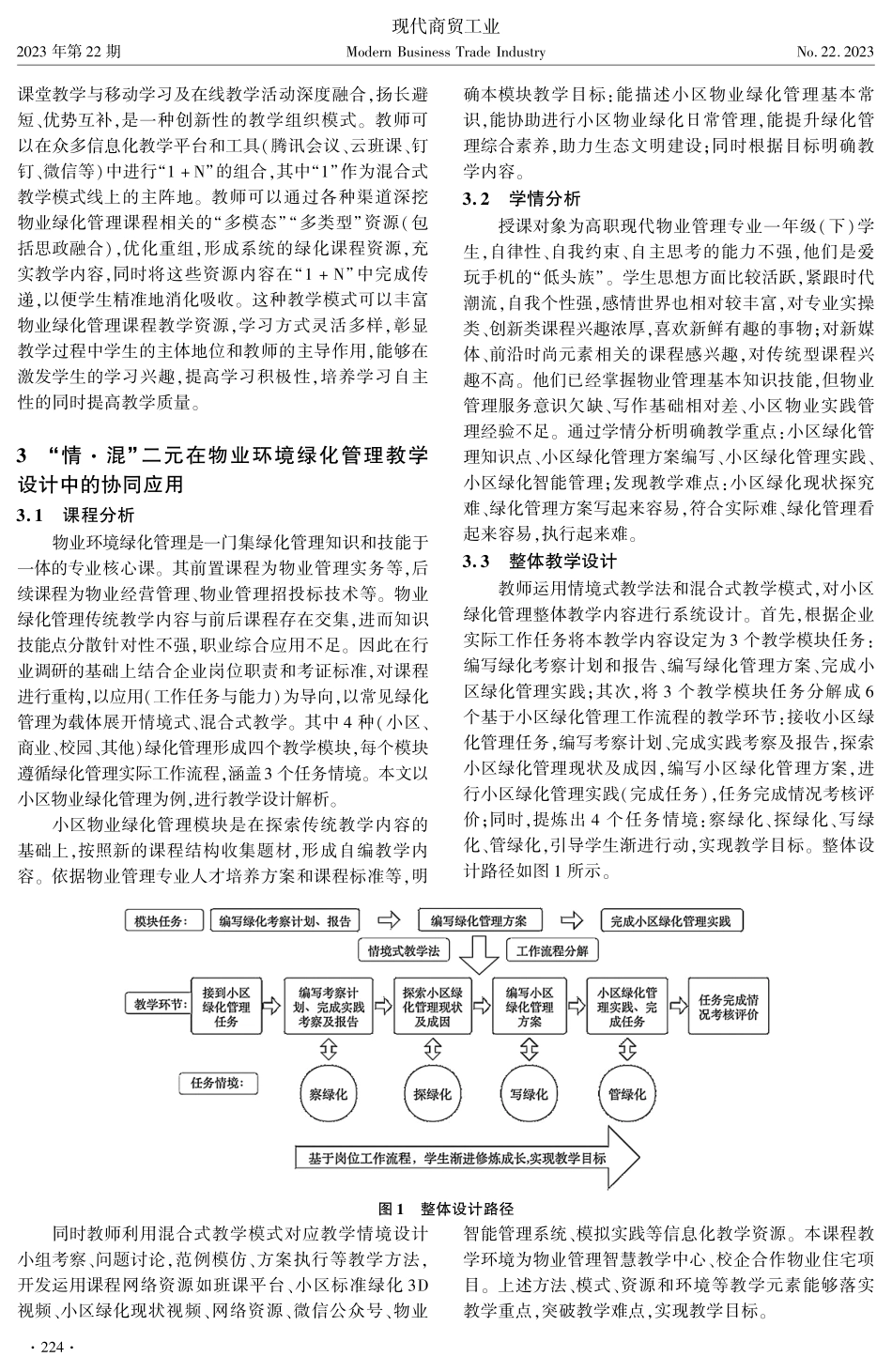 “二元协同”探高职物业环境绿化管理课程教学设计.pdf_第2页