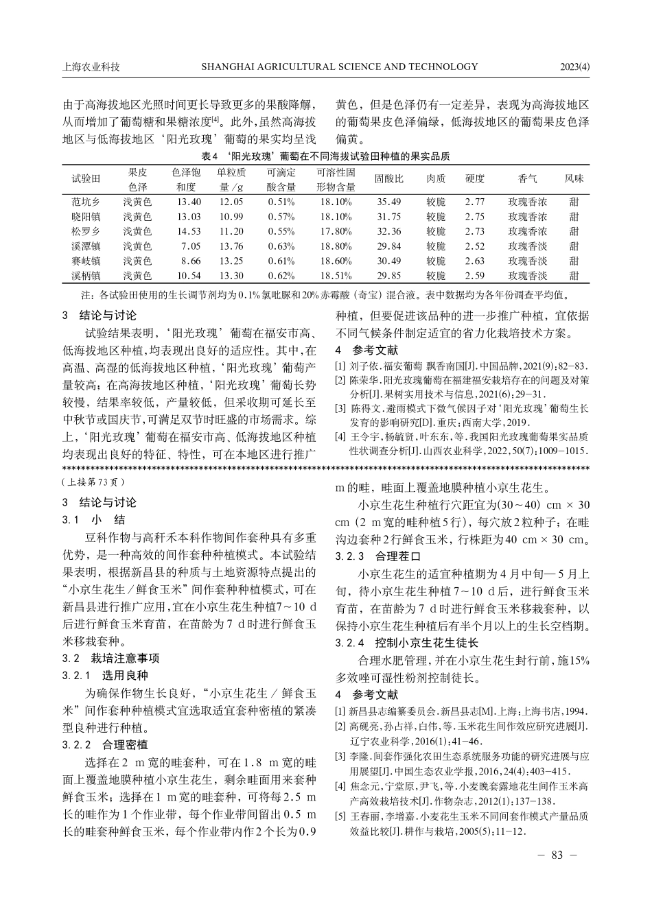 新昌县“小京生花生_鲜食玉米”间作套种种植模式初探.pdf_第3页