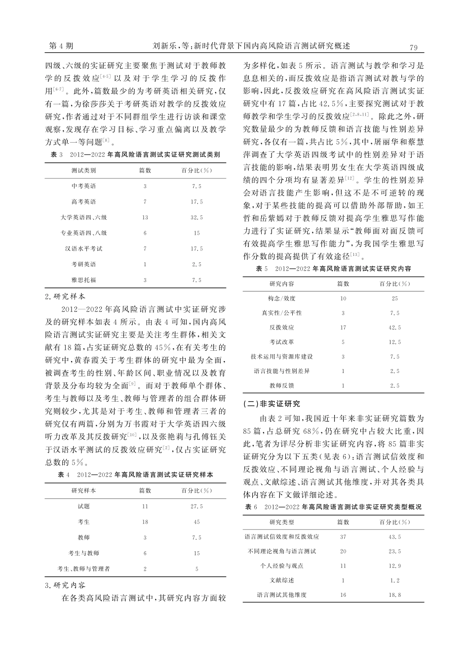 新时代背景下国内高风险语言测试研究概述--基于CNKI 2012-2022年文献分析.pdf_第3页