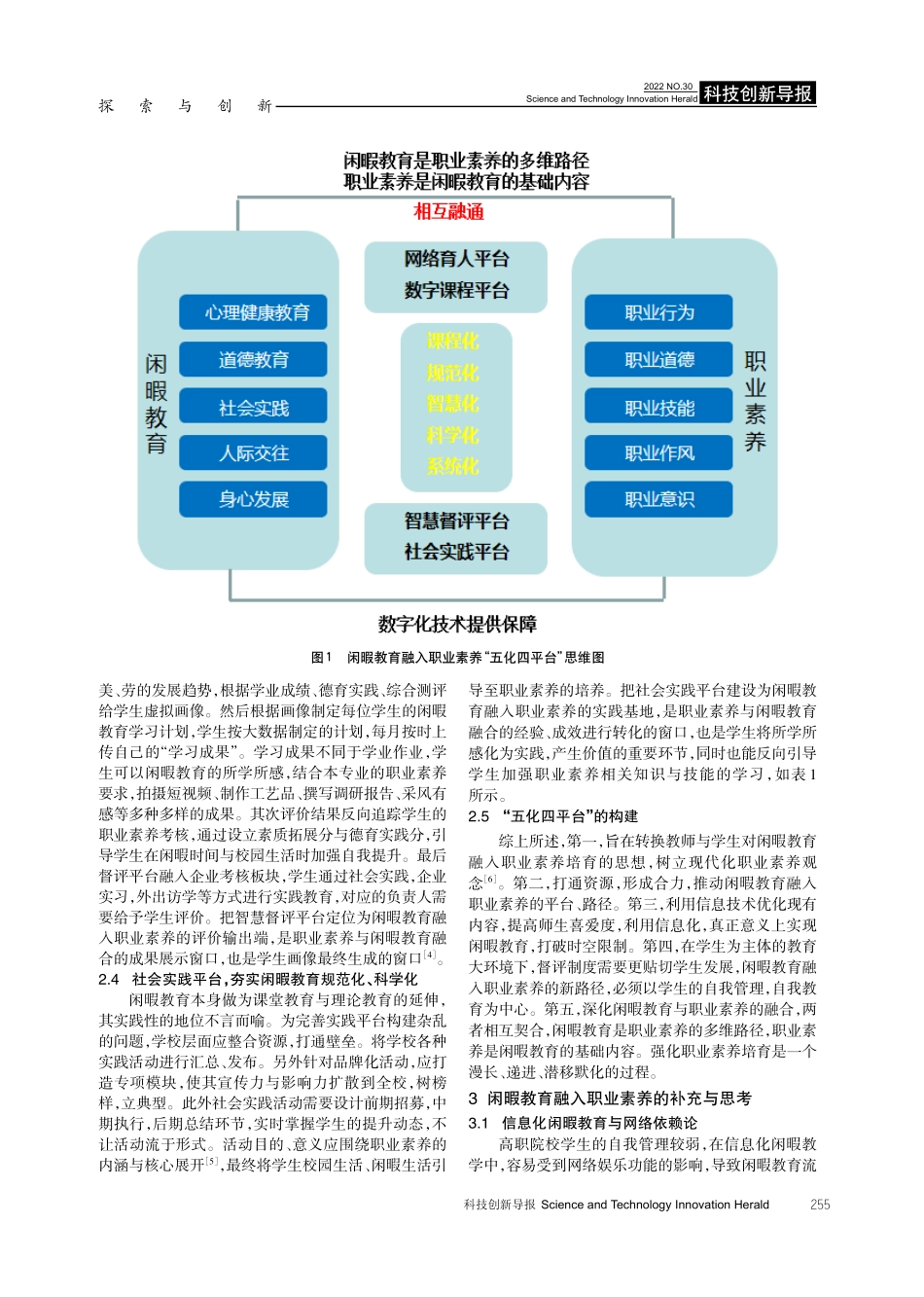 信息化视域下闲暇教育融入职业素养的路径研究.pdf_第3页
