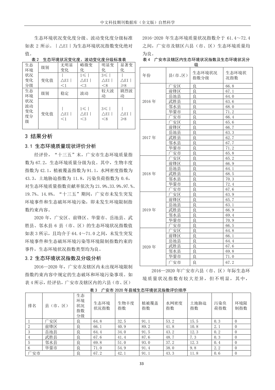广安市“十三五”生态环境质量现状及评价研究.pdf_第2页