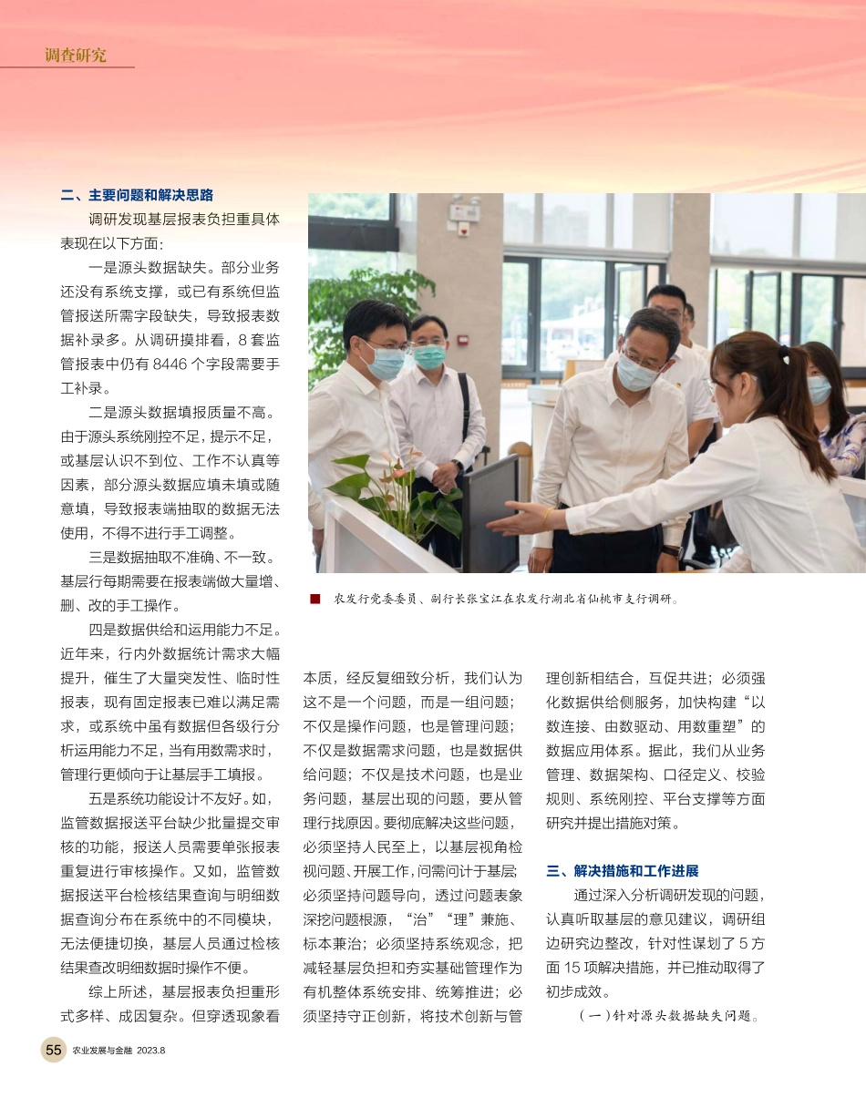 贯彻新发展理念 加强科技赋能 解决基层行手工报表负担问题.pdf_第2页