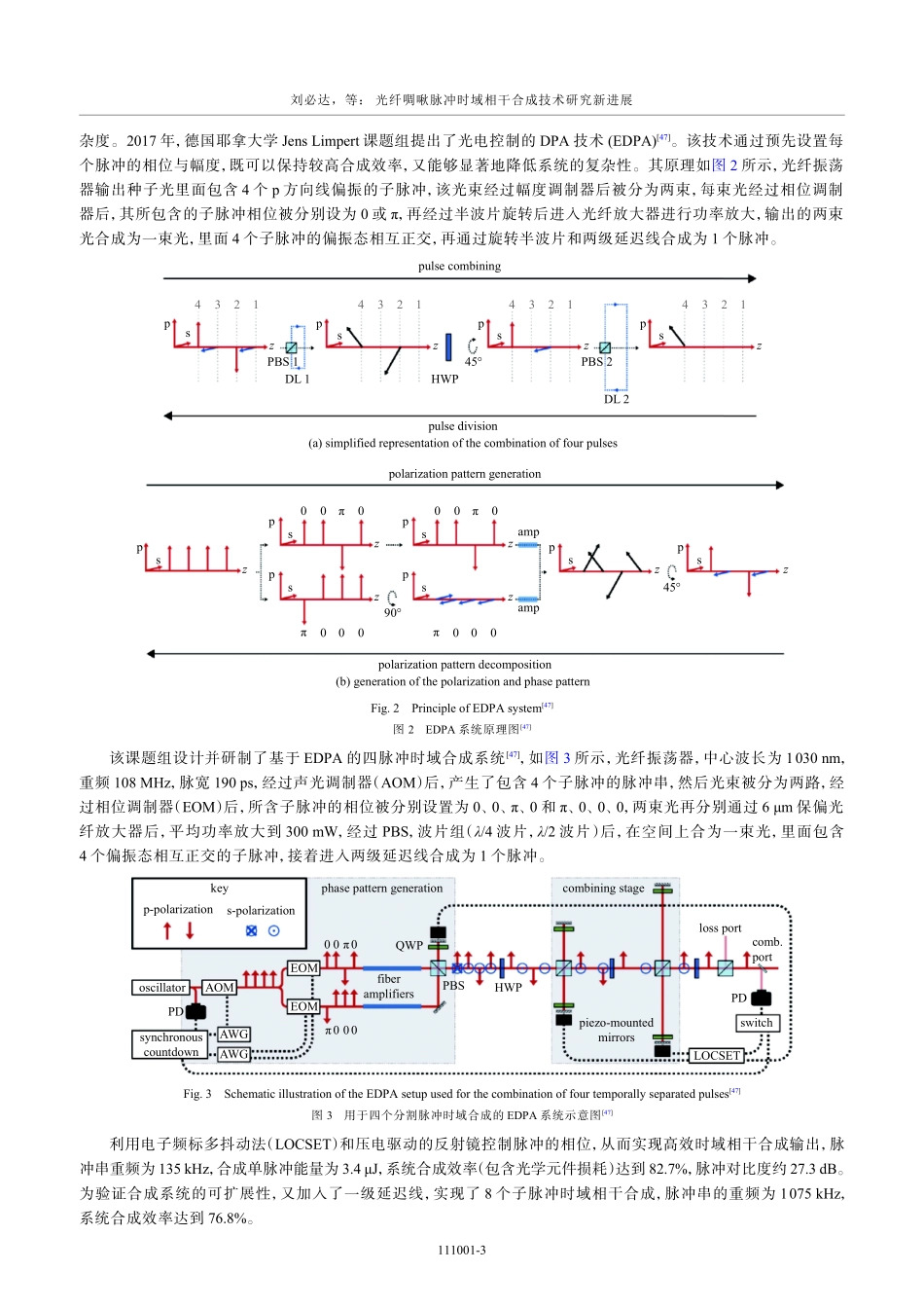 光纤啁啾脉冲时域相干合成技术研究新进展.pdf_第3页