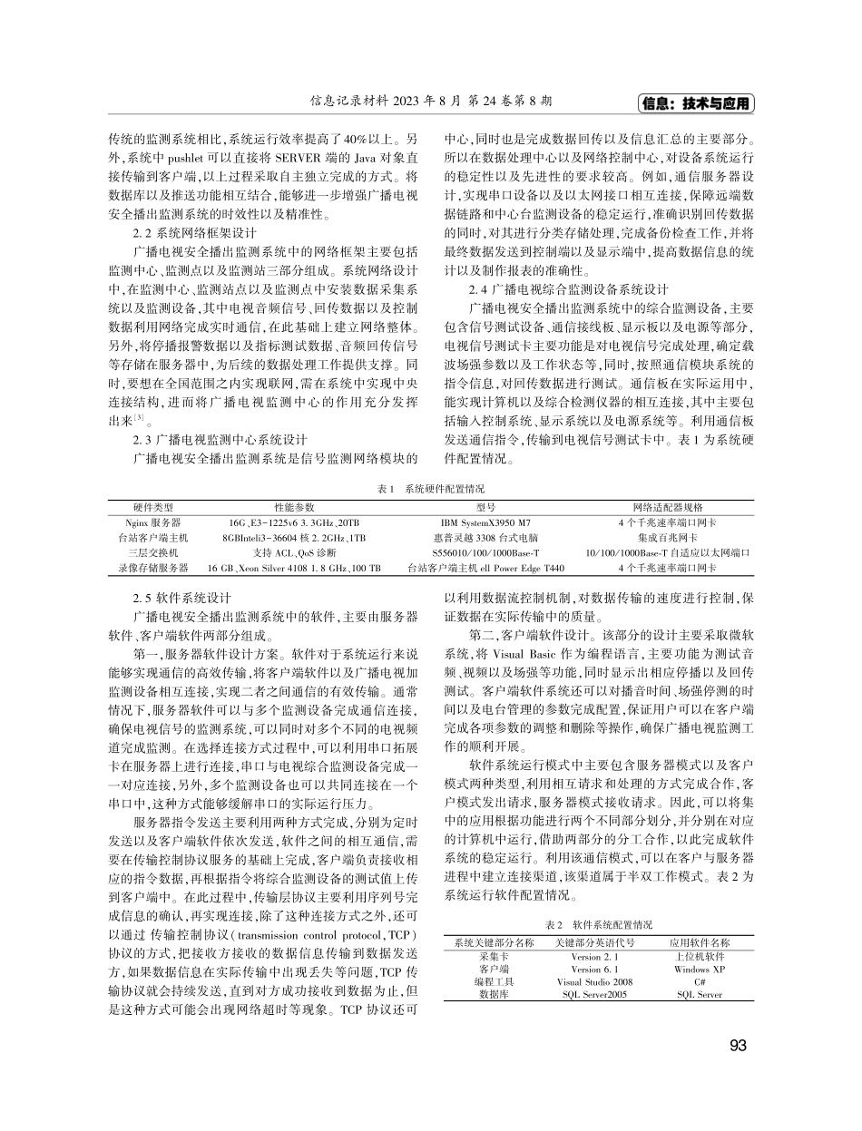 广播电视安全播出监测系统设计研究.pdf_第2页