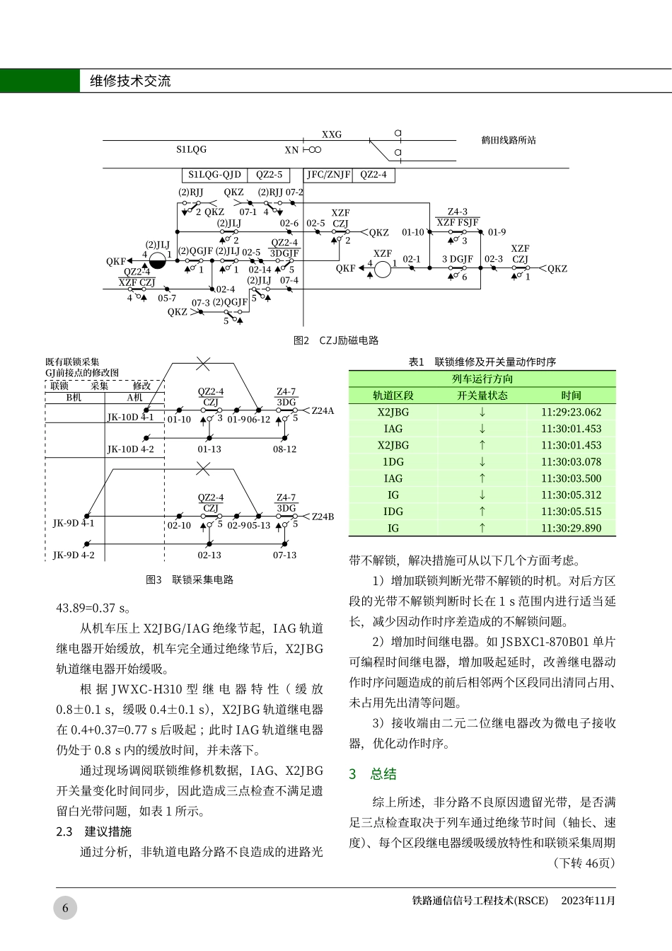 轨道电路进路不解锁问题分析与处置.pdf_第3页