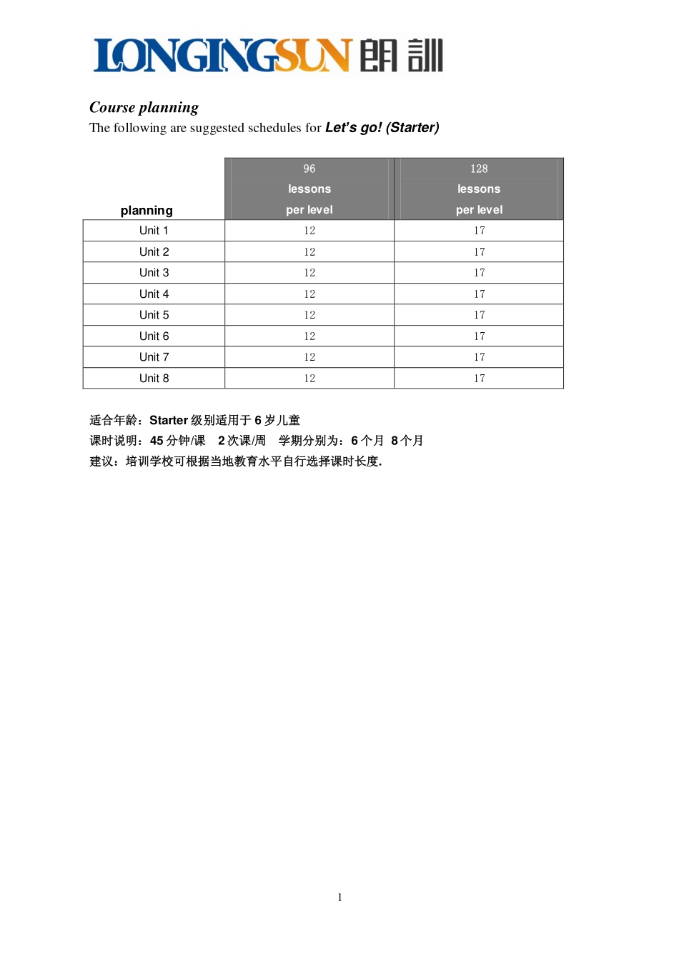 1、Let's go 课时计划.pdf_第1页