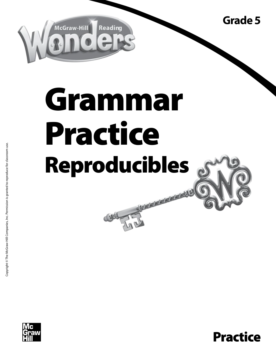 Reading Wonders.Practice.Grammar Practice Reproducibles.G5 SE.pdf_第2页