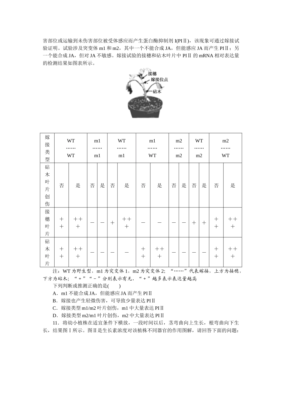 专练82　植物生命活动的调节综合练.docx_第3页