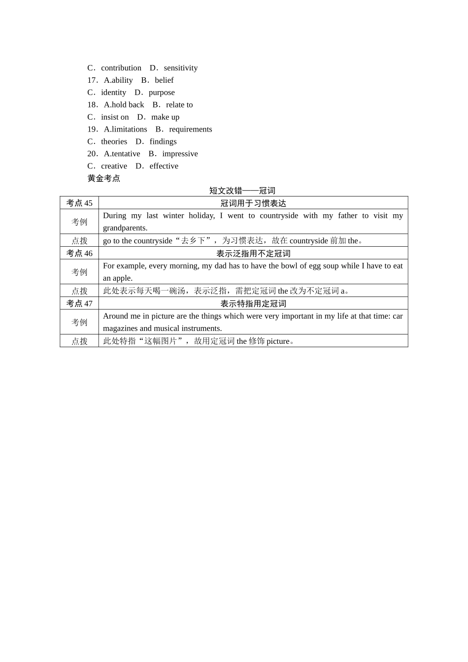 练习23　短文改错＋七选五＋完形填空.docx_第3页
