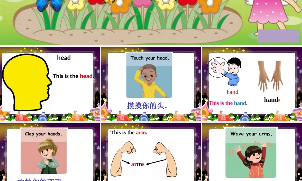 pep三年级上册unit3 Look at me B Let's learn.ppt