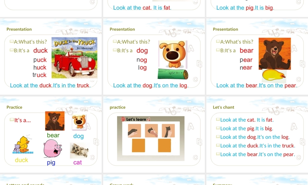 Part A Let's learn&Letters .ppt