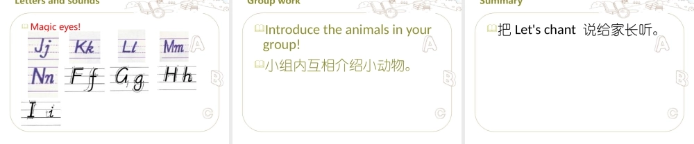 Part A Let's learn&Letters .ppt