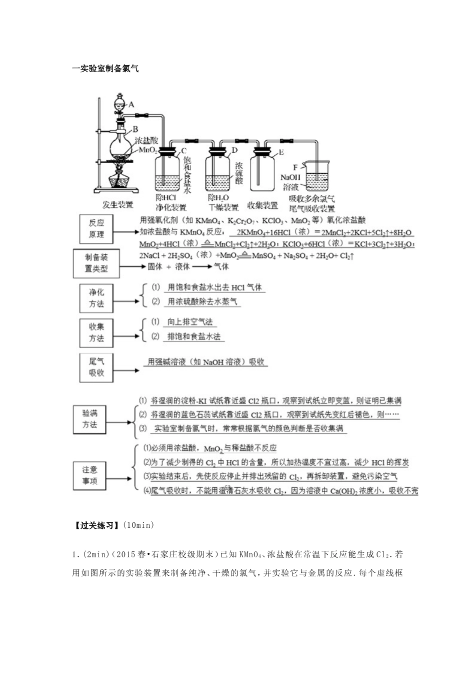 氯气制备（学生版）.doc_第2页