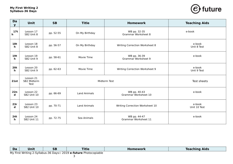 My First Writing 2-Syllabus (36 days).docx_第3页