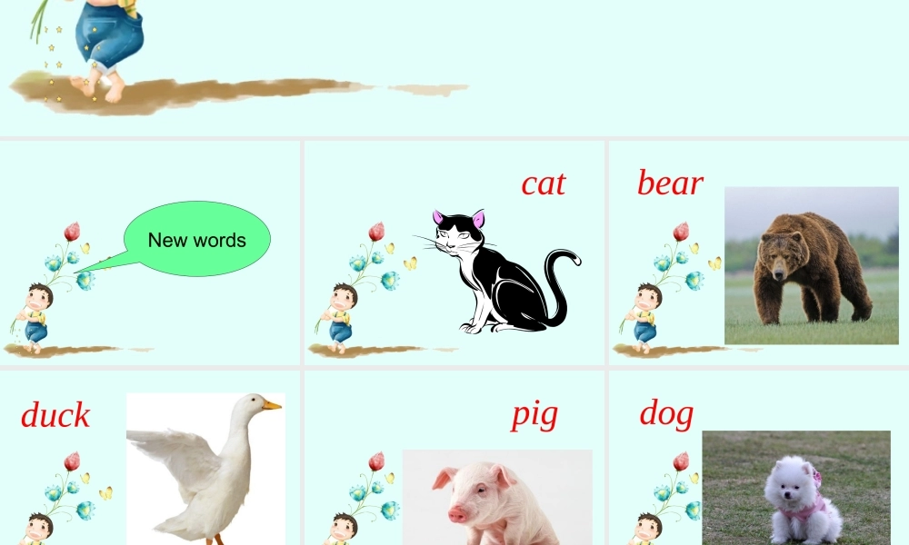 Unit 4 We love animals Part A 课件.ppt