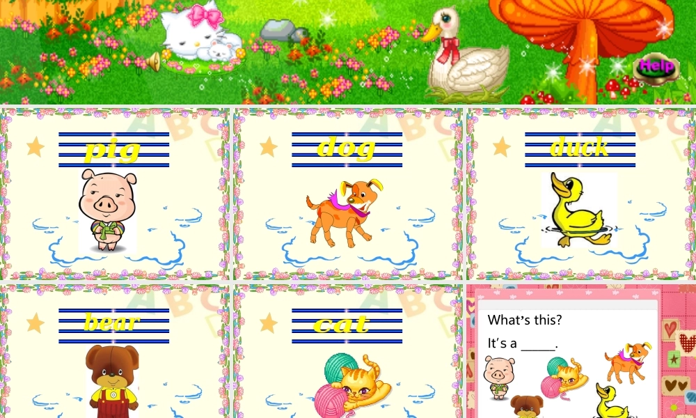 Unit 4 We love animals Part A.ppt