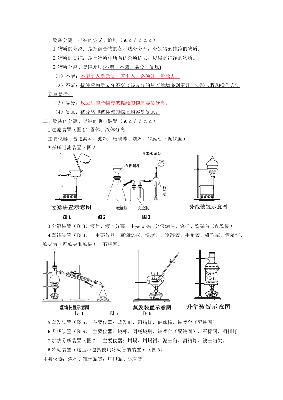 物质的分离提纯(教师版).docx_第2页