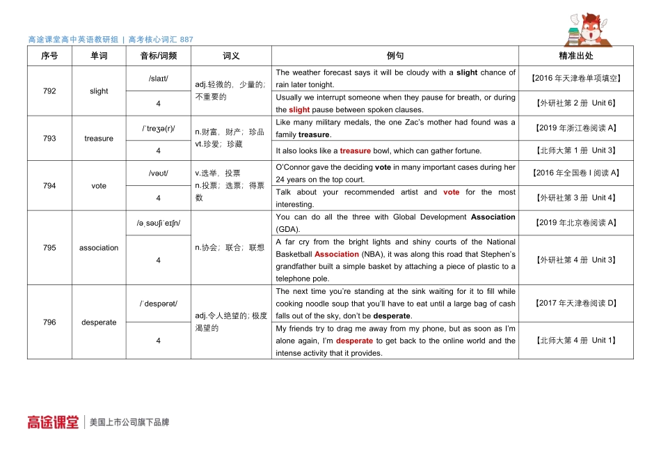 887词汇音频第27组词汇释义及教材例句58 .pdf_第3页