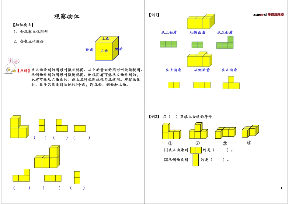 7423第8讲 观察物体.pdf_第1页