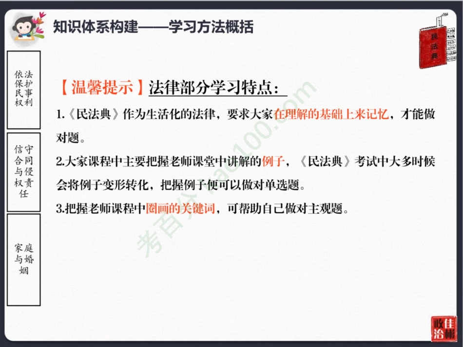 [课件]【一轮复习（下）】法律重点：民事权利义务与婚姻家庭.pdf_第2页