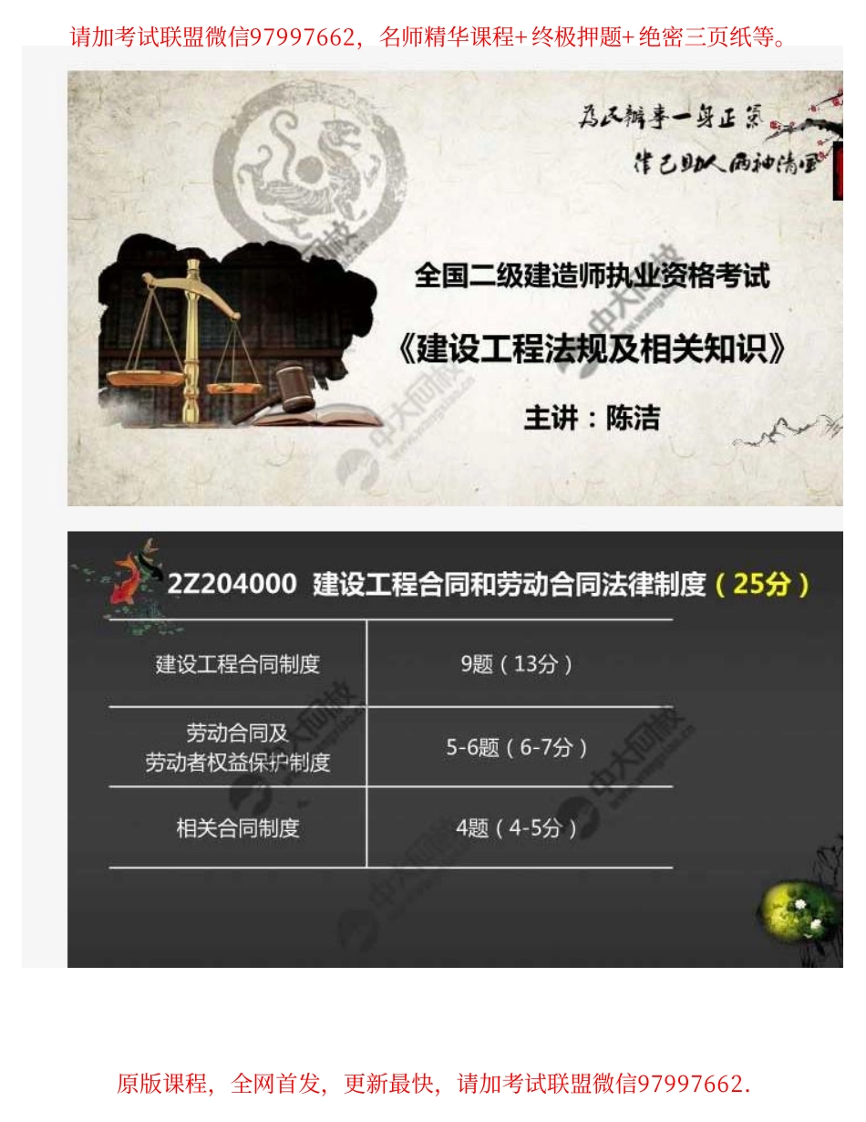 26.2Z204000建设工程合同和劳动合同法律制度（知识梳理）.pdf_第1页