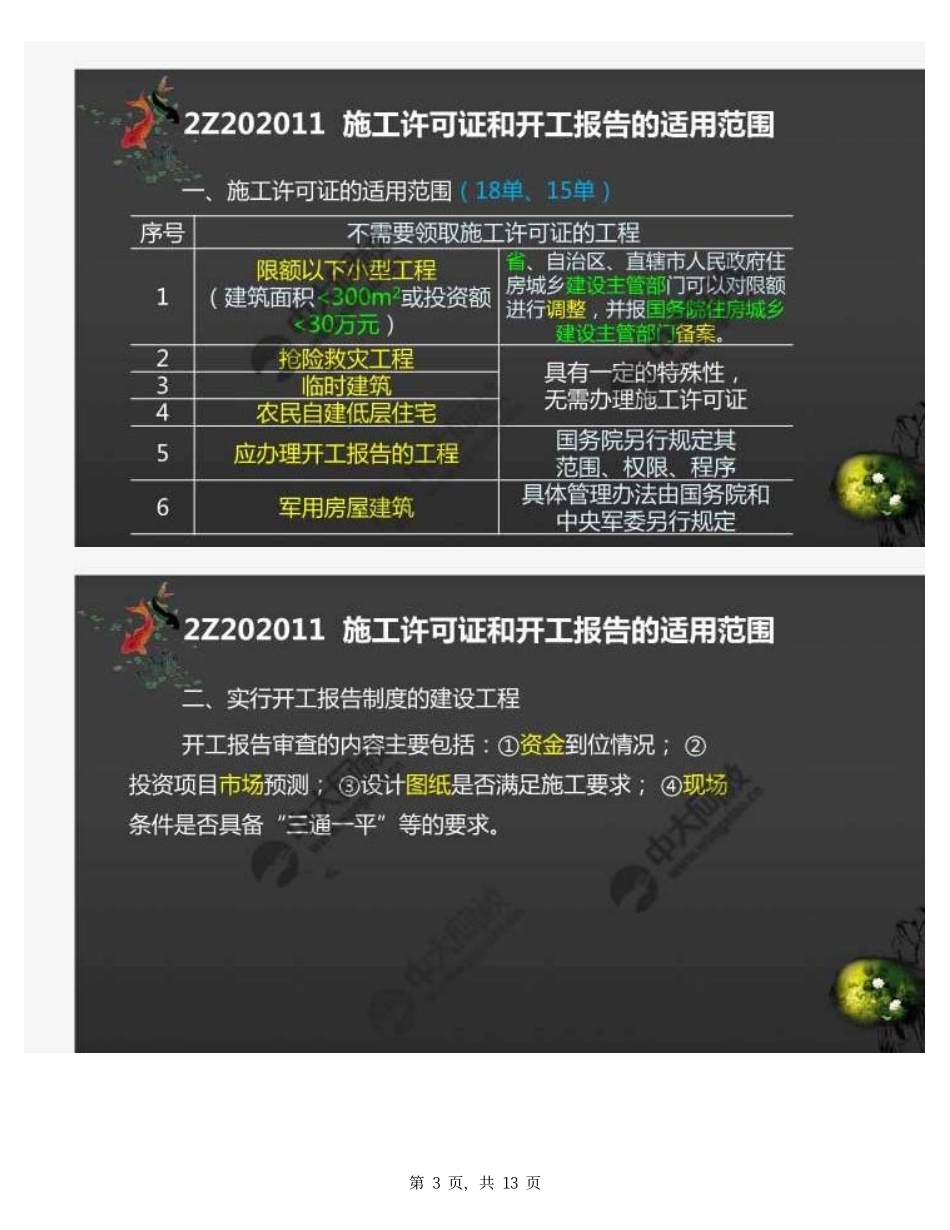 13.2Z202000施工许可法律制度2Z202010建设工程施工许可制度.pdf_第3页