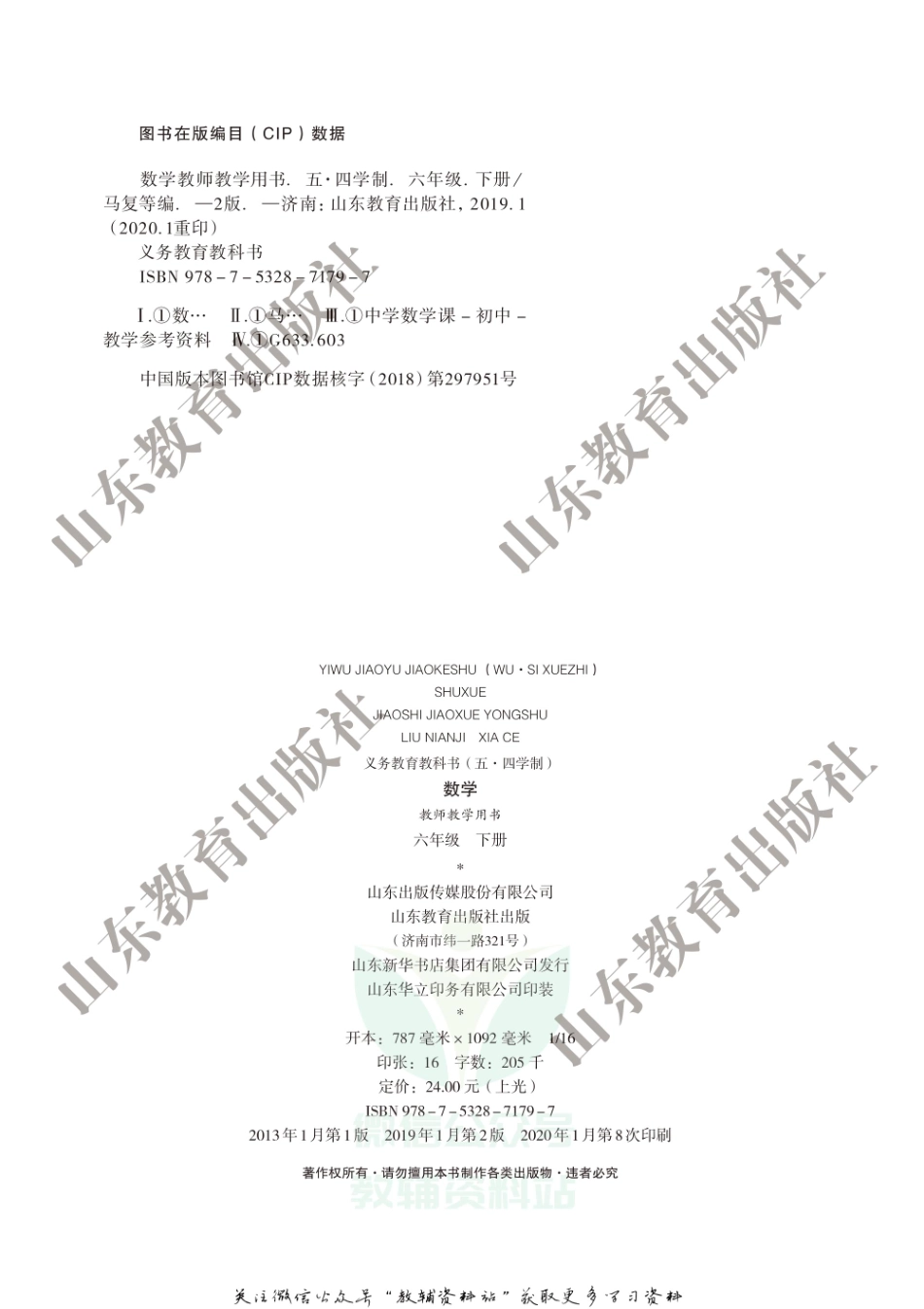 六年级下册数学鲁教版教师用书.pdf_第3页