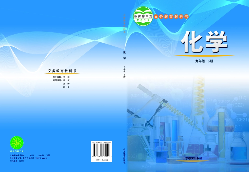 鲁教版9年级化学下册【高清教材】.pdf_第1页