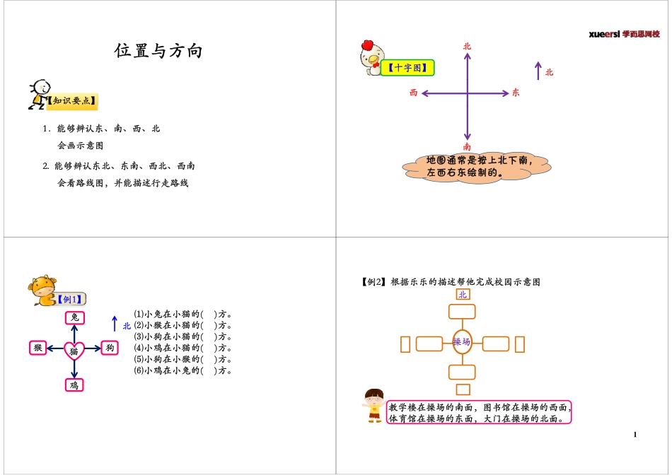 位置与方向【教育盘jiaoyupan.com】.pdf_第1页