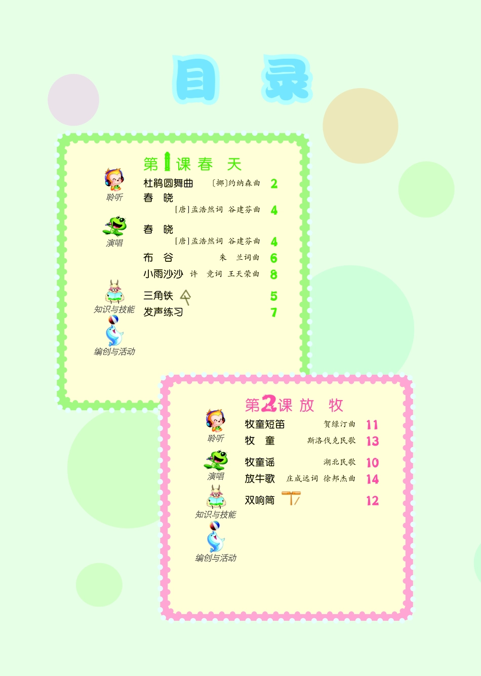 一年级下册音乐人音版（五线谱）电子课本.pdf_第3页