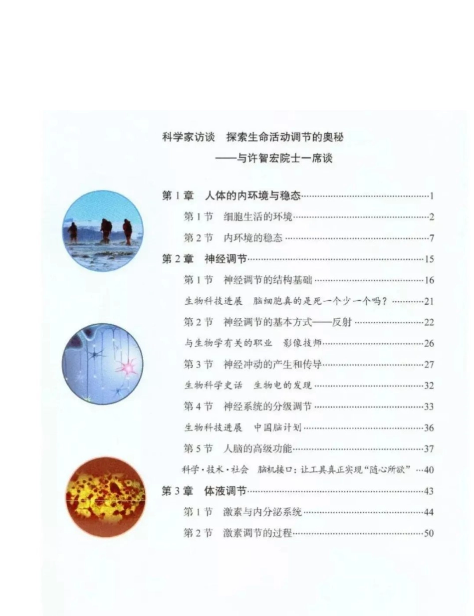 新 人 教 版 高 中 生 物 选 择 性 必 修 1.pdf_第2页
