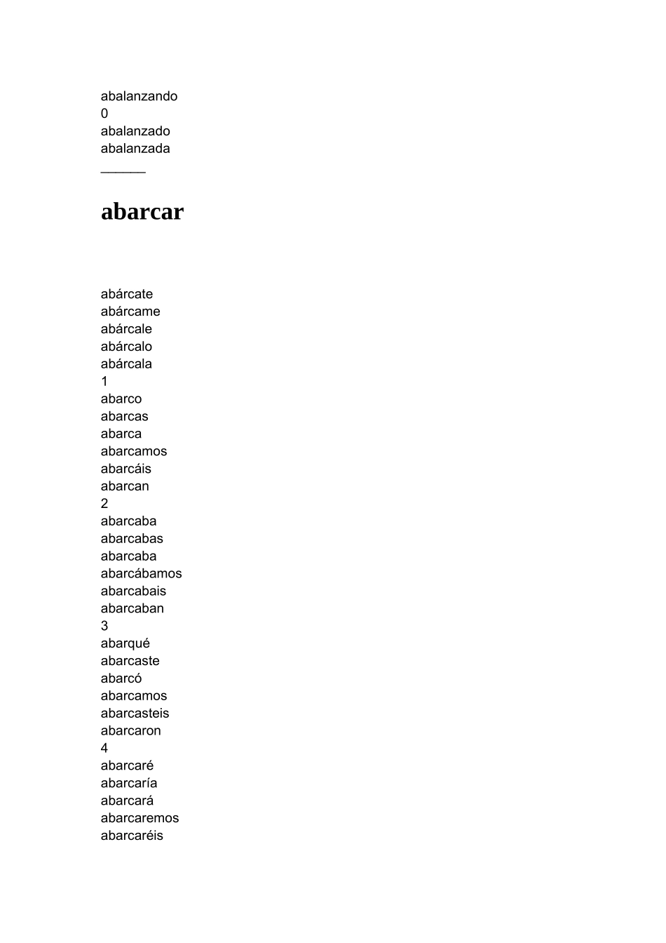 词汇-西班牙语动词变位 2607页.doc_第3页