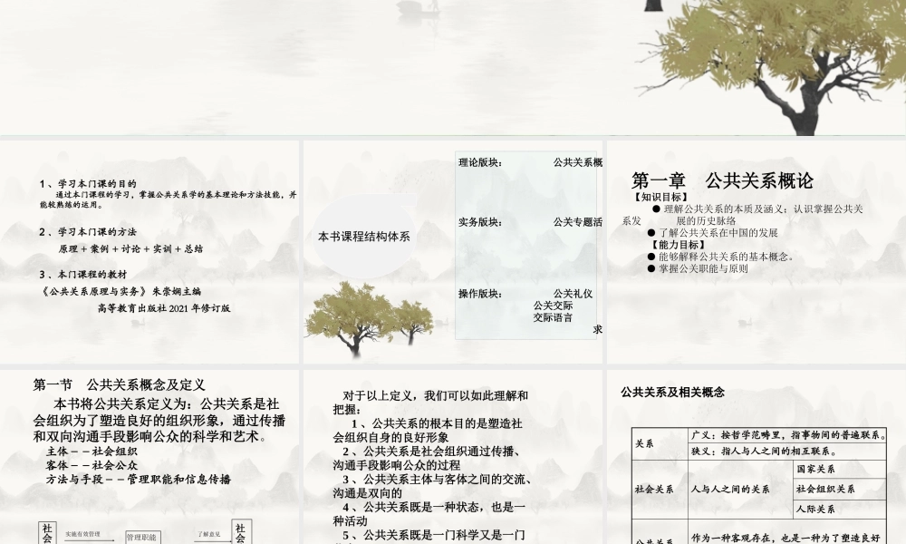 公共关系原理与实务（第三版）+朱崇娴+ppt53055(1).pptx