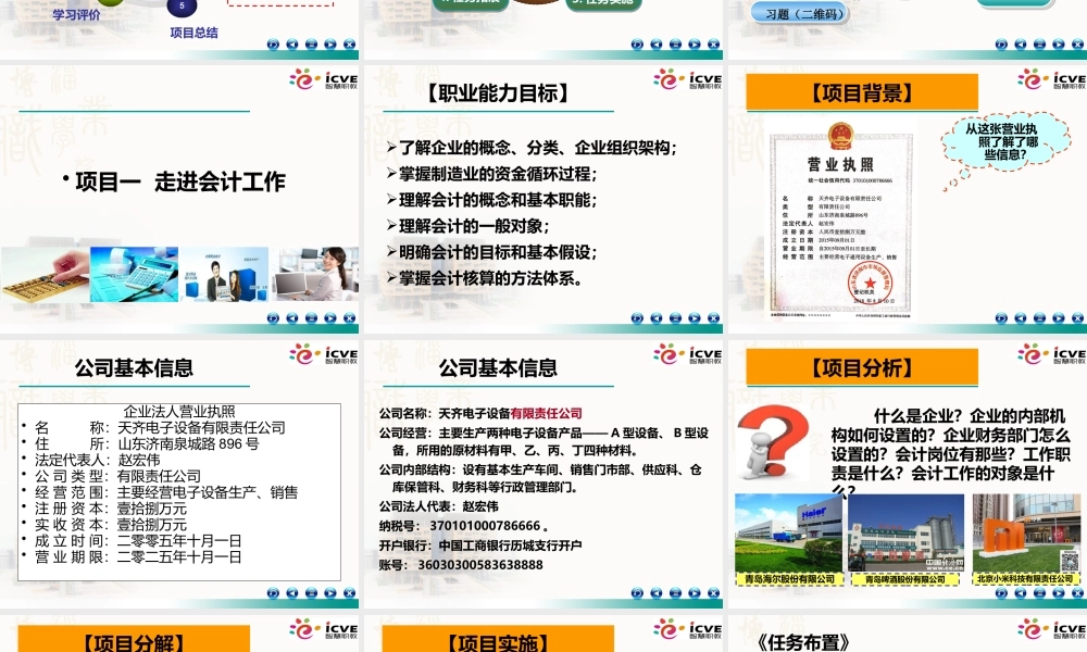 1项目1走进会计工作1.pptx