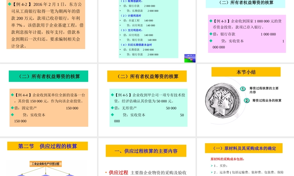 第四章主要经济业务核算.ppt