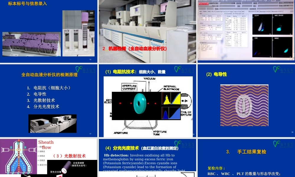 a2.血常规检查与血细胞形态(1).ppt