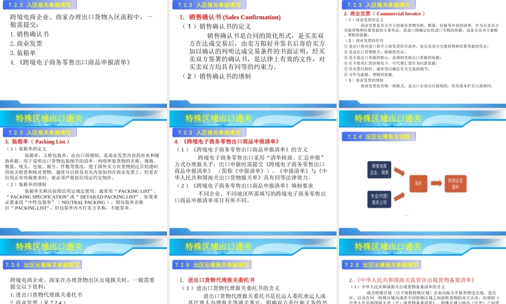 第7章 特殊区域出口(1).ppt