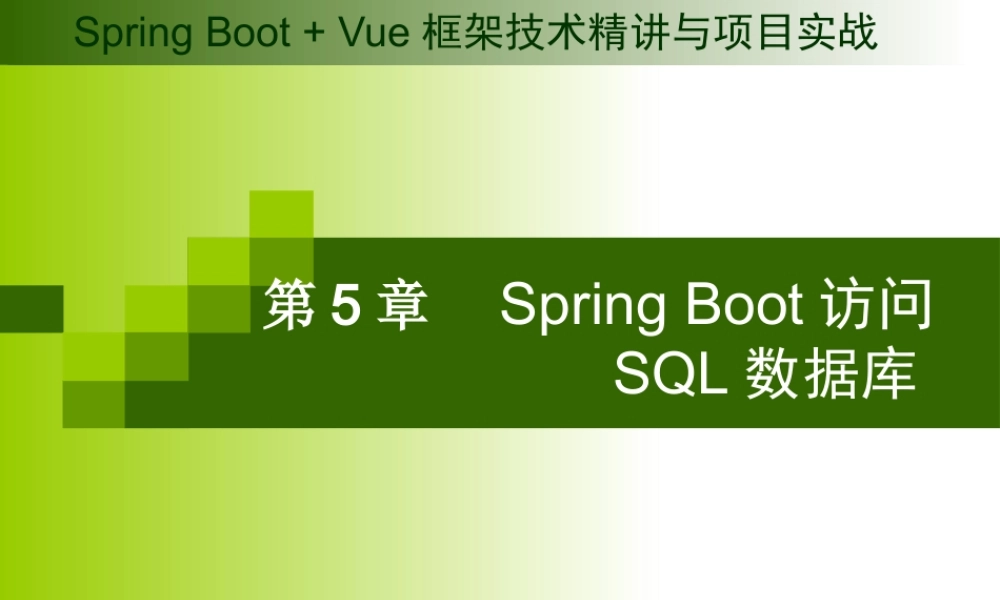 第5章 Spring Boot访问SQL数据库.pptx