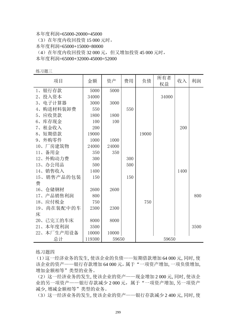 会计学原理（第五版）+葛军+参考答案41344(1).doc_第2页