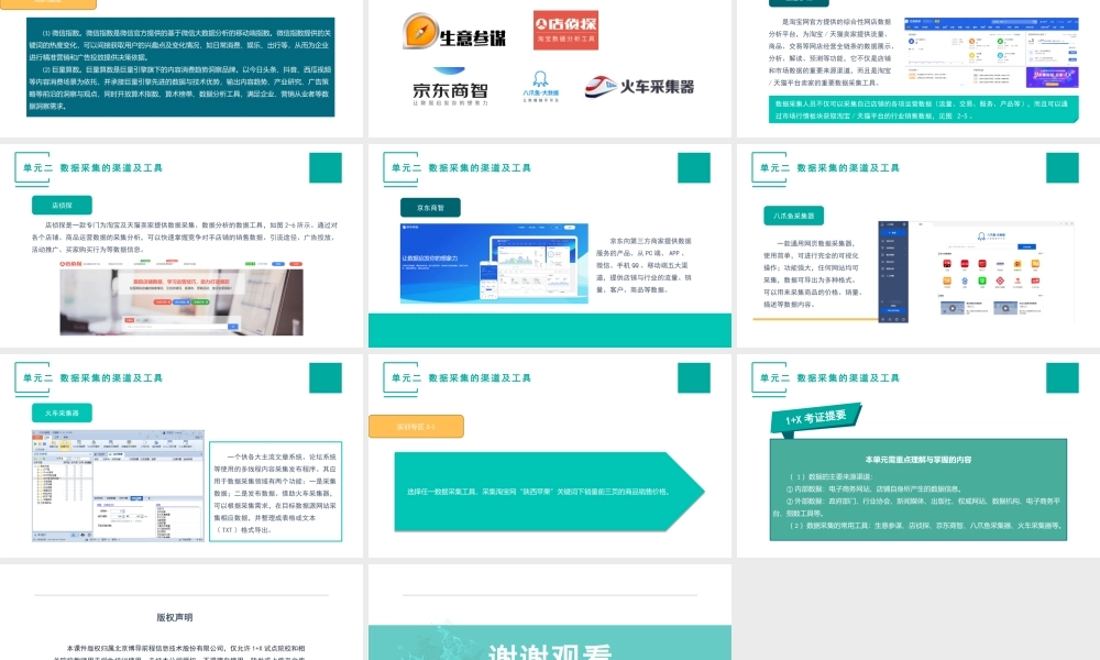 （模块二）单元二 数据采集的渠道及工具.pptx