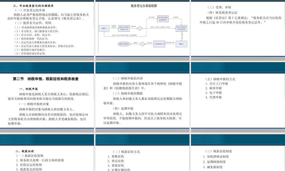 《中国税收》PPT（第11章 税收征收管理）.ppt
