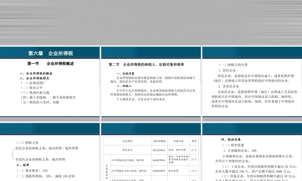 《中国税收》PPT（第6章 企业所得税）.ppt