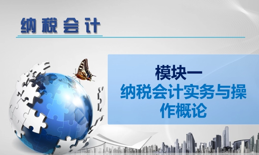 1模块一纳税会计概论.ppt