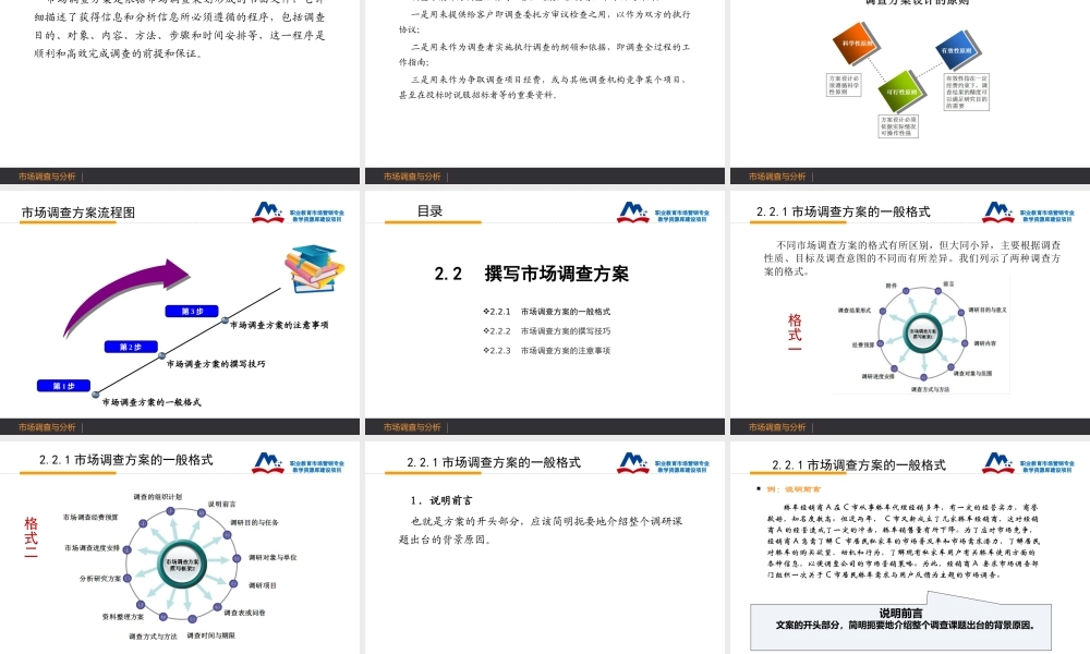 2.2撰写市场调查方案.ppt