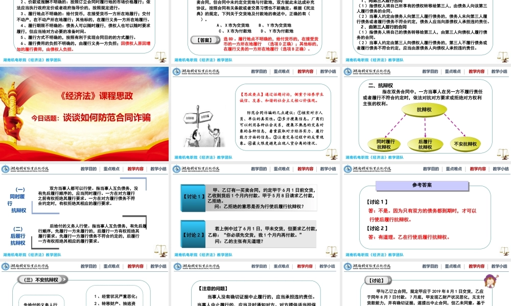 2.3-合同履行、合同保全.pptx